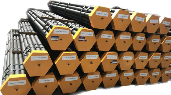 کیفیت 3 متر طول سلك عالي القوة دقيق ملولب قضيب حفر لب استكشافي کارخانه