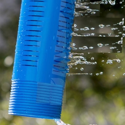 UPVC صفحه نمایش پلاستیکی لوله لوله برای آب چاه استحکام بالا برای Borewell